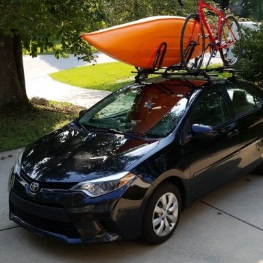 corolla kayak rack